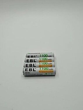 EBL AAA NI-MH Rechargeable Batteries 1100 mAh Good Condition